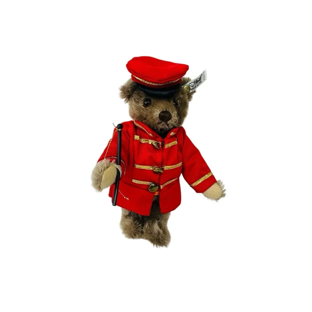 STEIFF‎ 0120/19 1988 L'td Ed. Golden Age of Circus Mohair Band Bear w/Baton #858